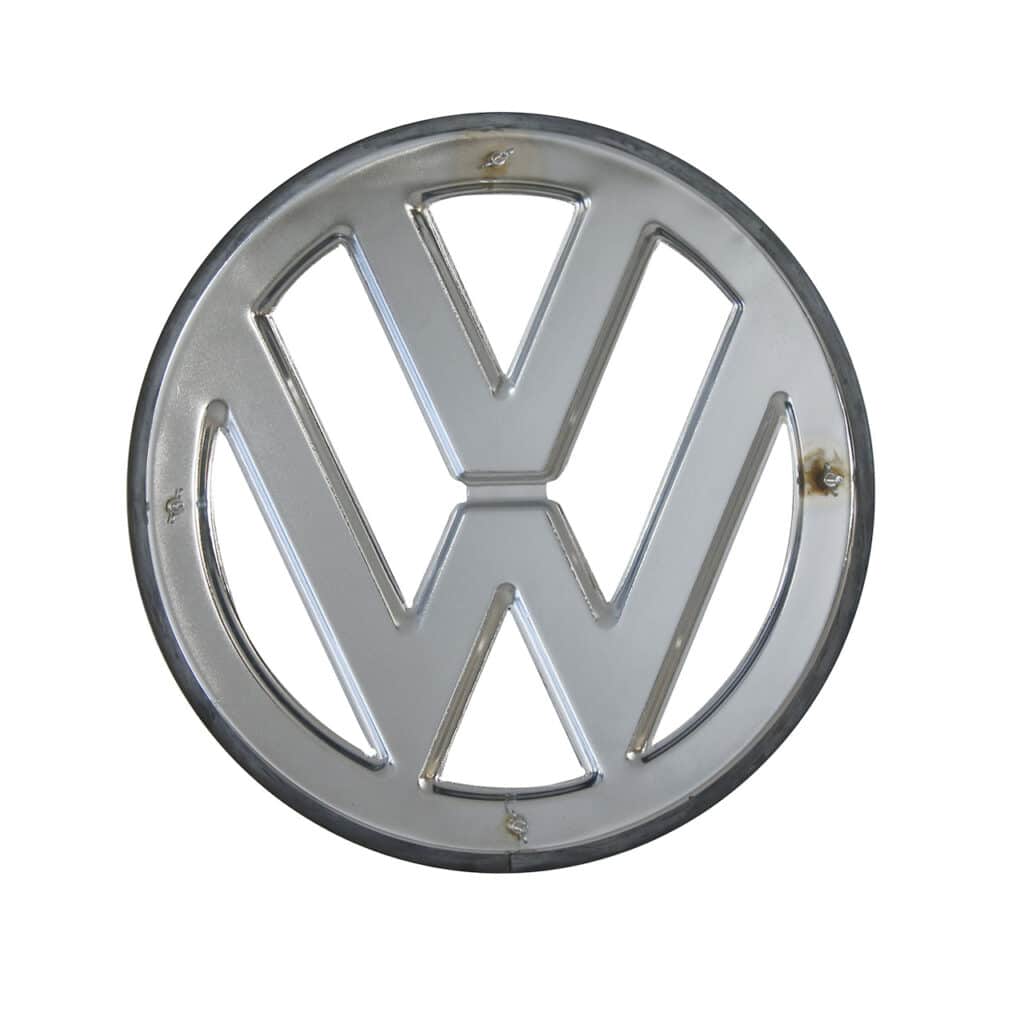 Emblema Frontal da Kombi Luxo até 1975 ALUMÍNIO ESTAMPADO