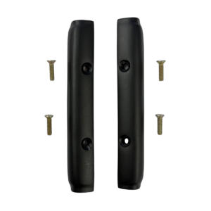 Acabamento Capa Dobradiça da Janela Lateral Móvel Basculante Fusca - PRETO METAL