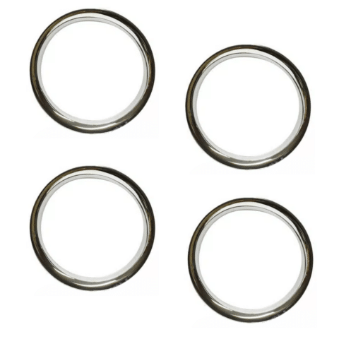 Sobrearo para Roda - METAL CROMADO - Escolha a Opção de Aro