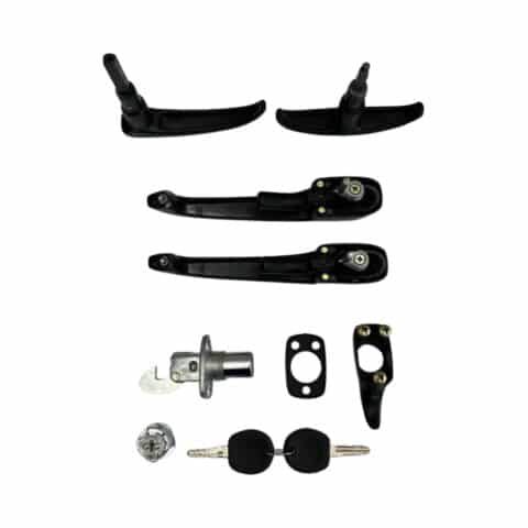 KIT MAÇANETA EXTERNA PRETA KOMBI CLIPPER