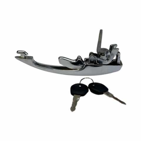 MAÇANETA EXTERNA CROMADA COM CHAVE VARIANT 12330 (2)