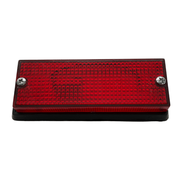 Lanterna Retangular Universal Adaptação - VERMELHO