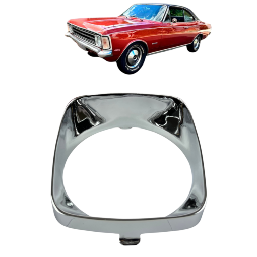 ARO DE FAROL OPALA 71A74 ALUMINIO CROMADO (3)