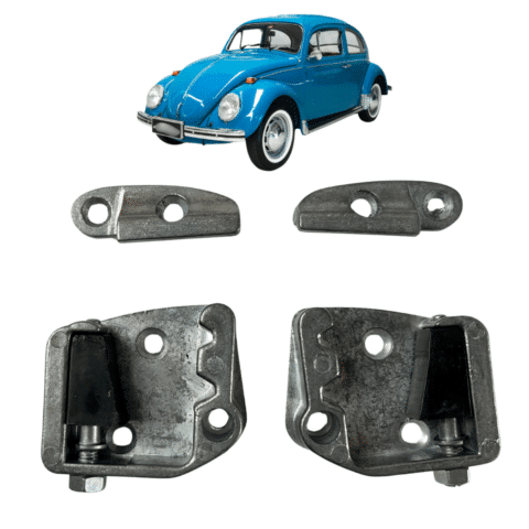 Batente Fechadura de Porta com Guia do Fusca até 1977 KIT