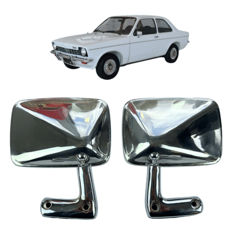 Retrovisor Externo Chevette 1973 a 1979 POLIDO - Par