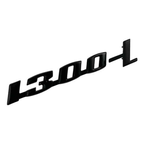 Emblema 1300 L para o Fusca – Alumínio Fundido PRETO