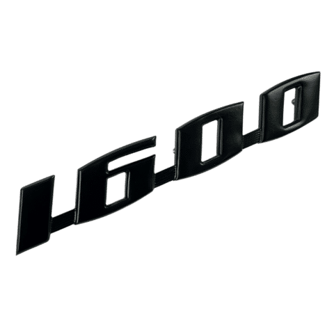 Emblema 1600 para Fusca – Alumínio Fundido PRETO