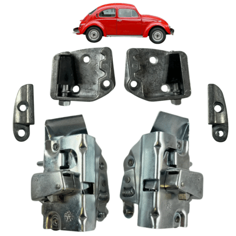 Fechadura de Porta com Batente e Guia do Fusca até 1977 KIT