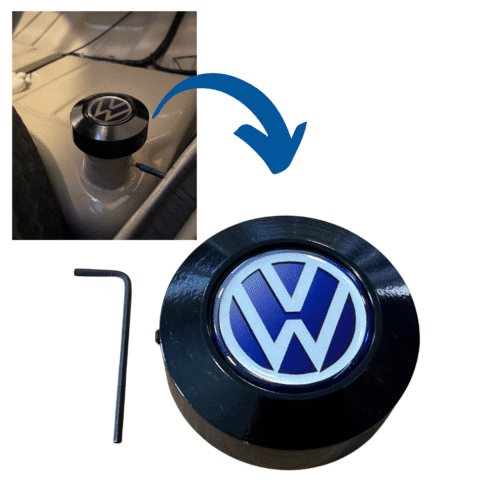 Acabamento da tampa de Combustível ou de Óleo - PRETA VW