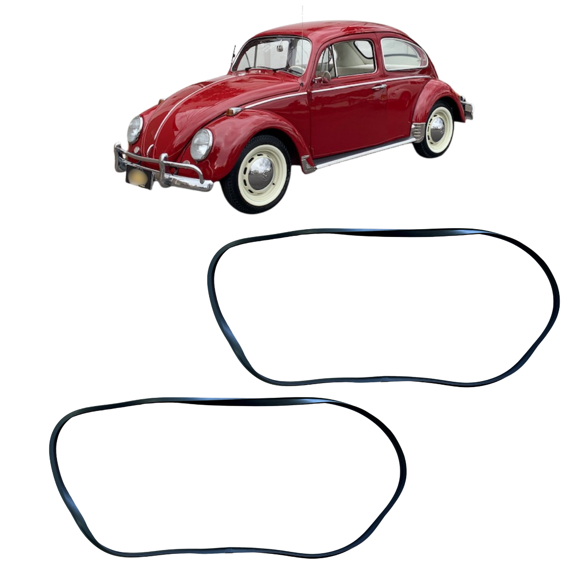 BORRACHA JANELA MOVEL EXTERNA FUSCA PAR (6)