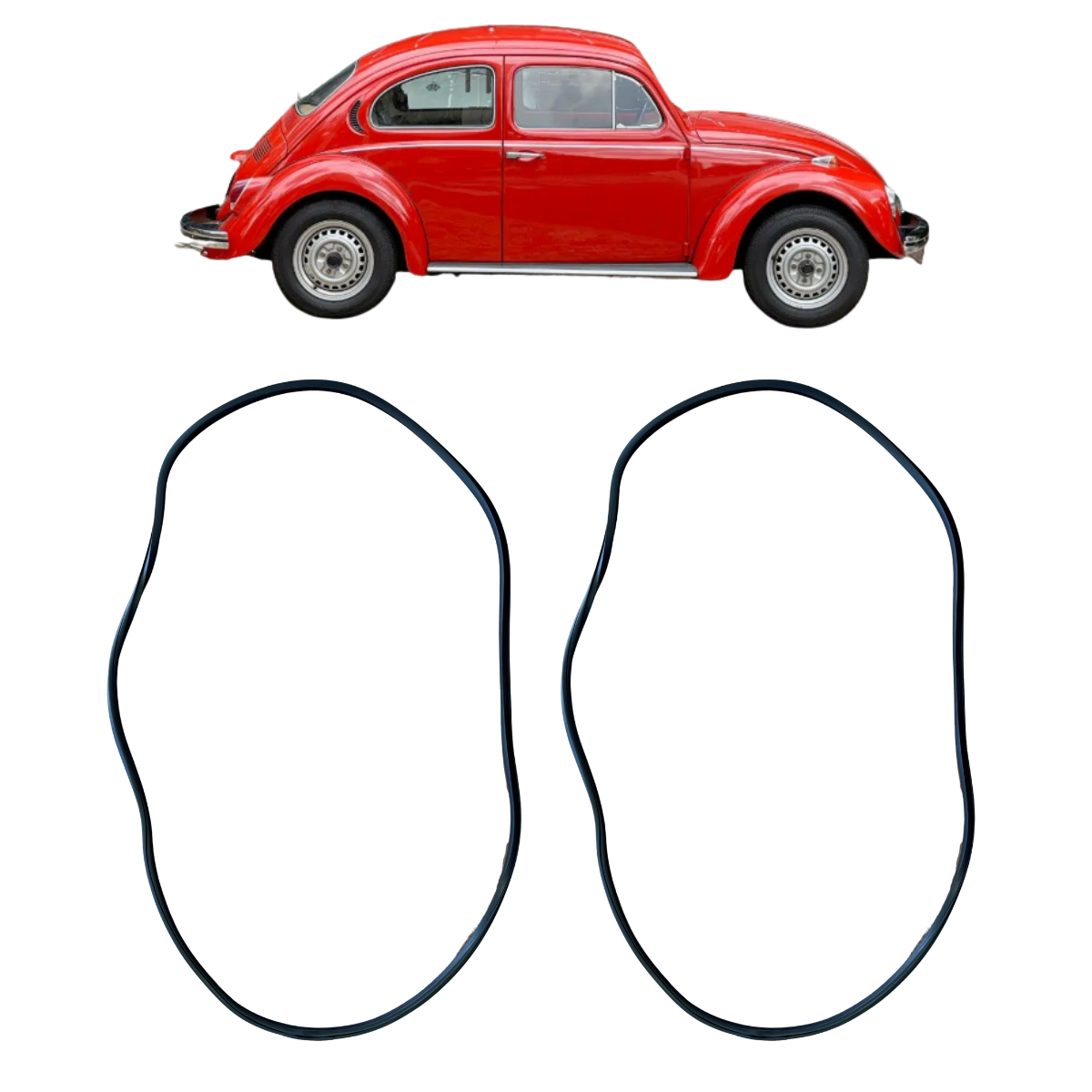 BORRACHA JANELA MOVEL INTERNA FUSCA PAR (5)