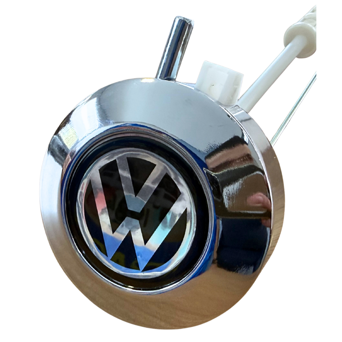 Acabamento Tampa da Bóia de Combustível Fusca – CROMADA VOLKSWAGEN
