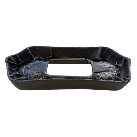 MOLDURA PAINEL RADIO VARIANT REVESTIDA COURVIN PRETO (8)