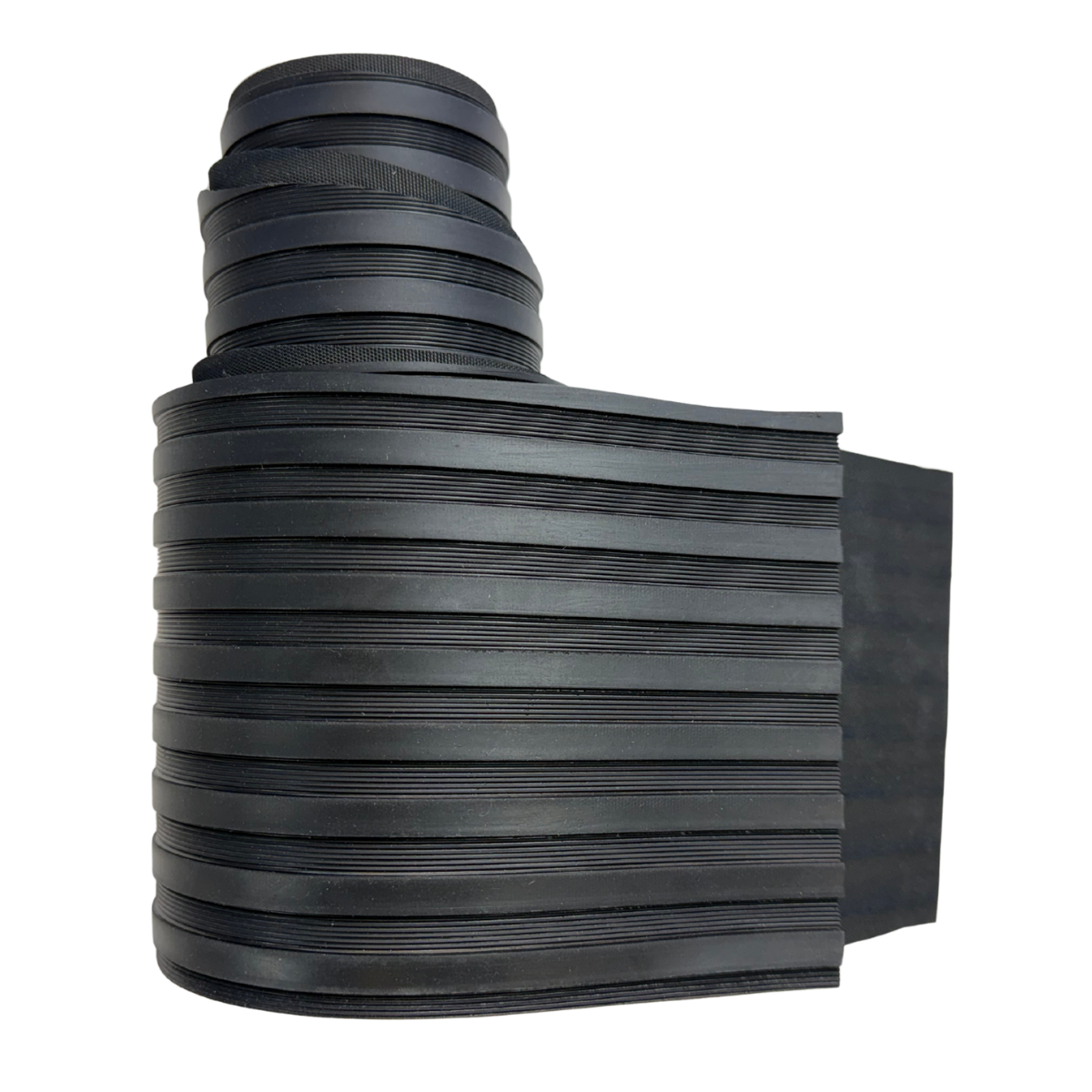 Borracha Estribo de Fusca Preto Frisada Par