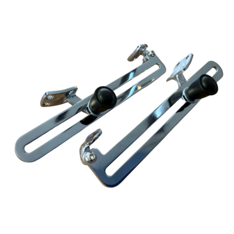 Trinco da Janela Basculante LONGO extensor Fusca PAR – Botão Preto