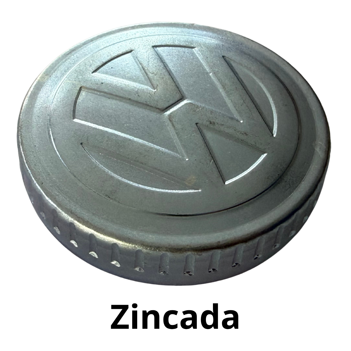 Tampa de Combustível Fusca 1965 / 1977 e Kombi até 1981 – ZINCADA Com Logo VW