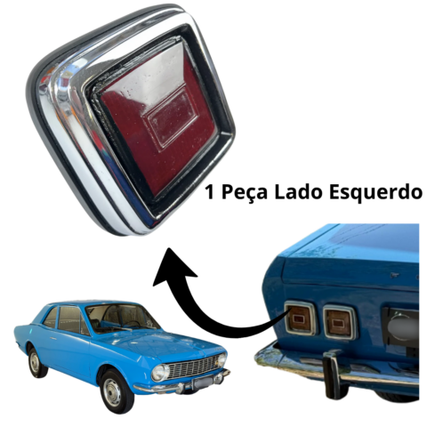 Lanterna Traseira Corcel I 1971 / 1972 – Unidade Lado Esquerdo