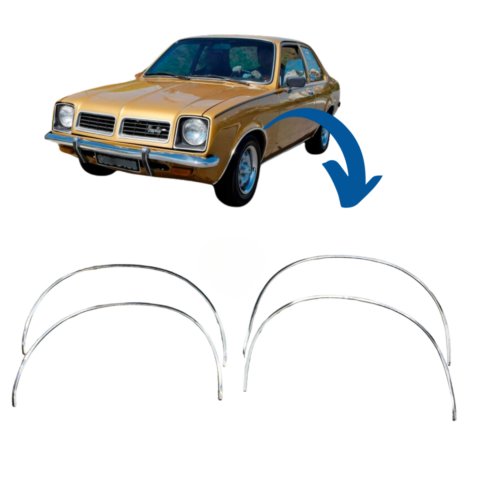 Friso Vão de Roda Paralama Chevette 1978 / 1979 JOGO